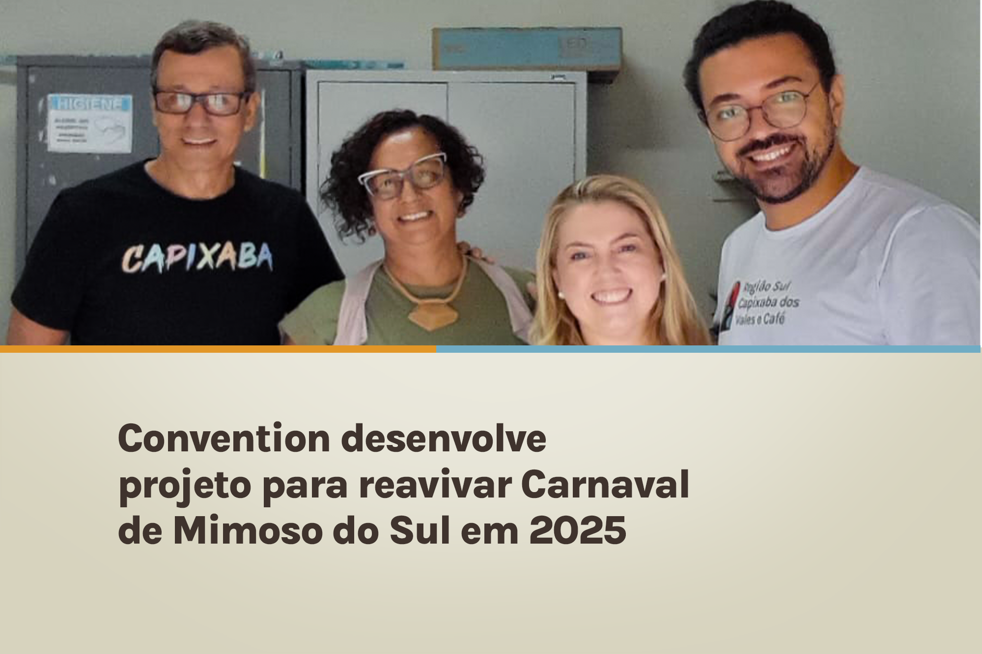 Convention desenvolve projeto para reavivar Carnaval de Mimoso do Sul em 2025