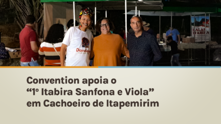 Convention apóia o “1º Itabira Sanfona e Viola” em Cachoeiro de Itapemirim