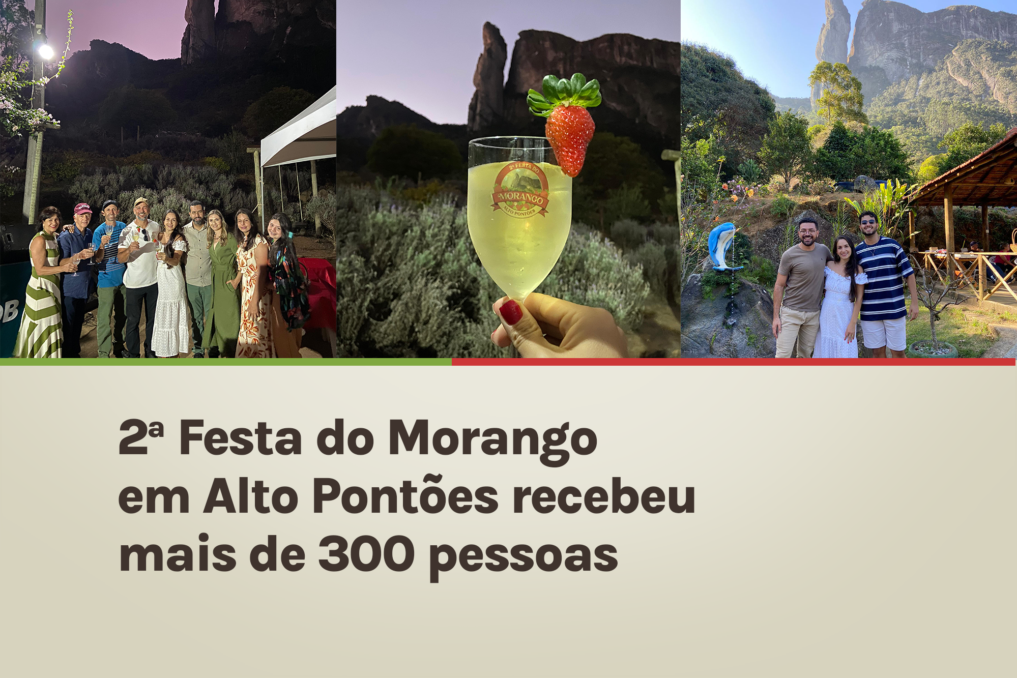 2ª Festa do Morango em Alto Pontões recebeu mais de 300 pessoas