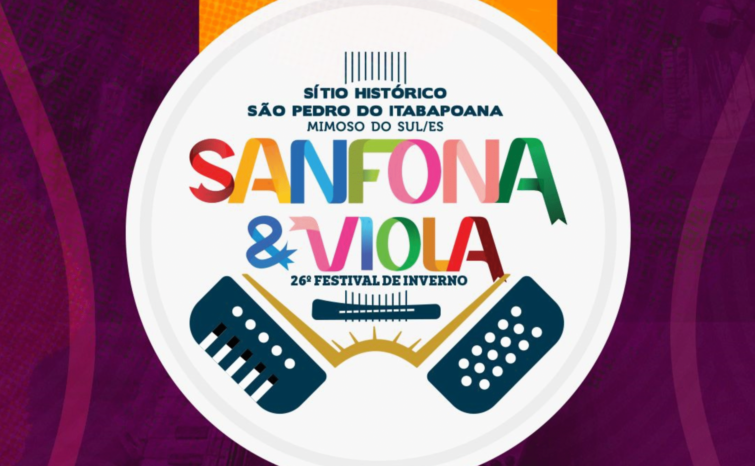 Começa nesta quinta-feira (24) o 26º Festival de Sanfona e Viola de São Pedro do Itabapoana, em Mimoso do Sul